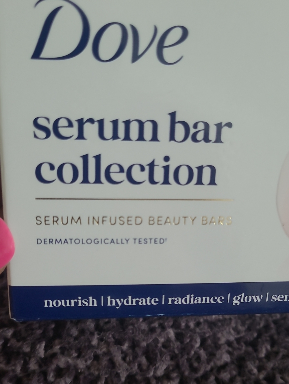 Dove Serum Bar Collection - Pastel Pink, Green, White & Cream Soap Bars - Picture 2 of 4